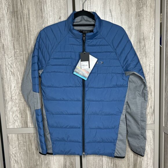 Oakley Jacket Hybrid Thinsulate Featherless 650 - 800 Warmth Blue Gray Sz S - Picture 1 of 12